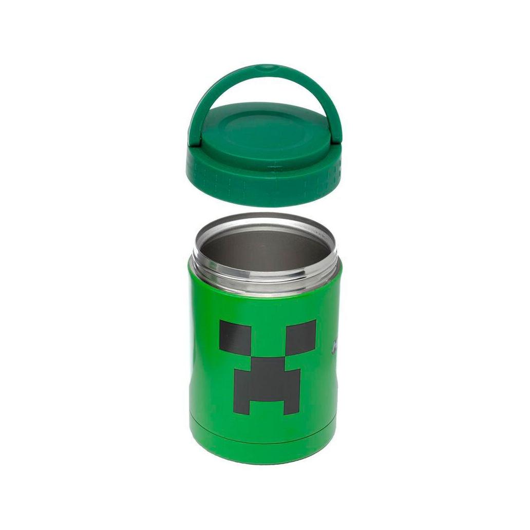 Lancheira térmica minecraft creeper 500ml