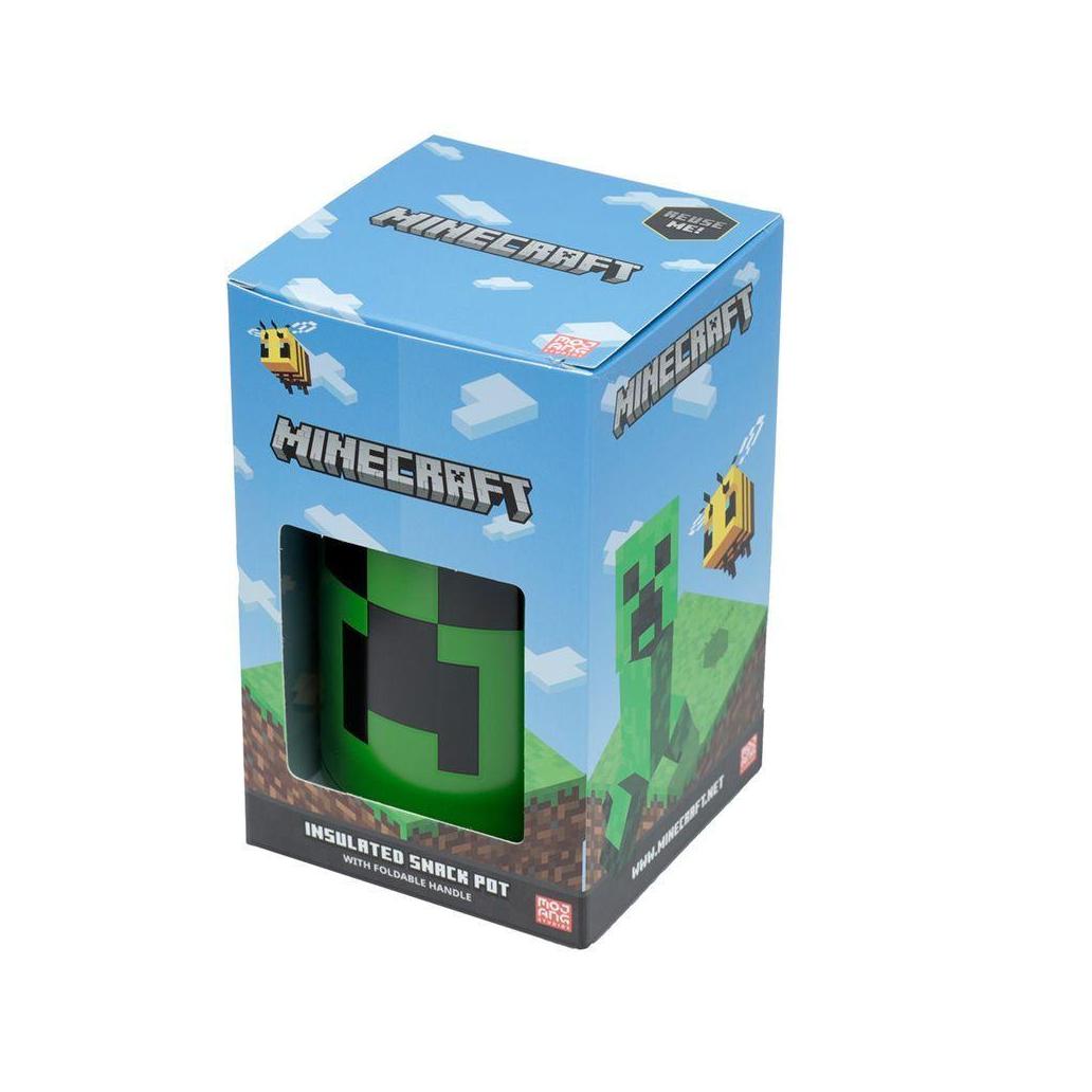 Lancheira térmica minecraft creeper 500ml