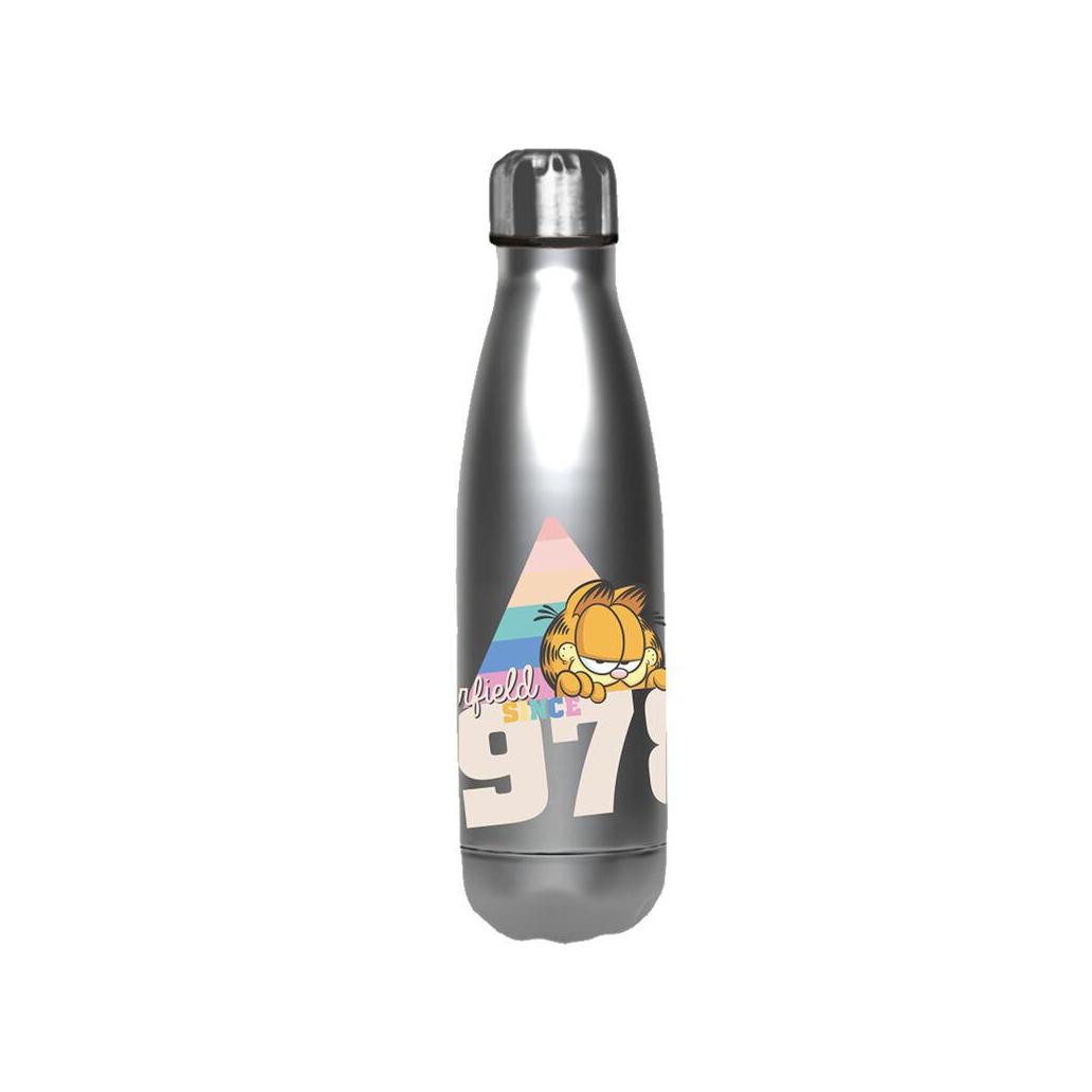 Garrafa de aço inoxidável garfield 550ml