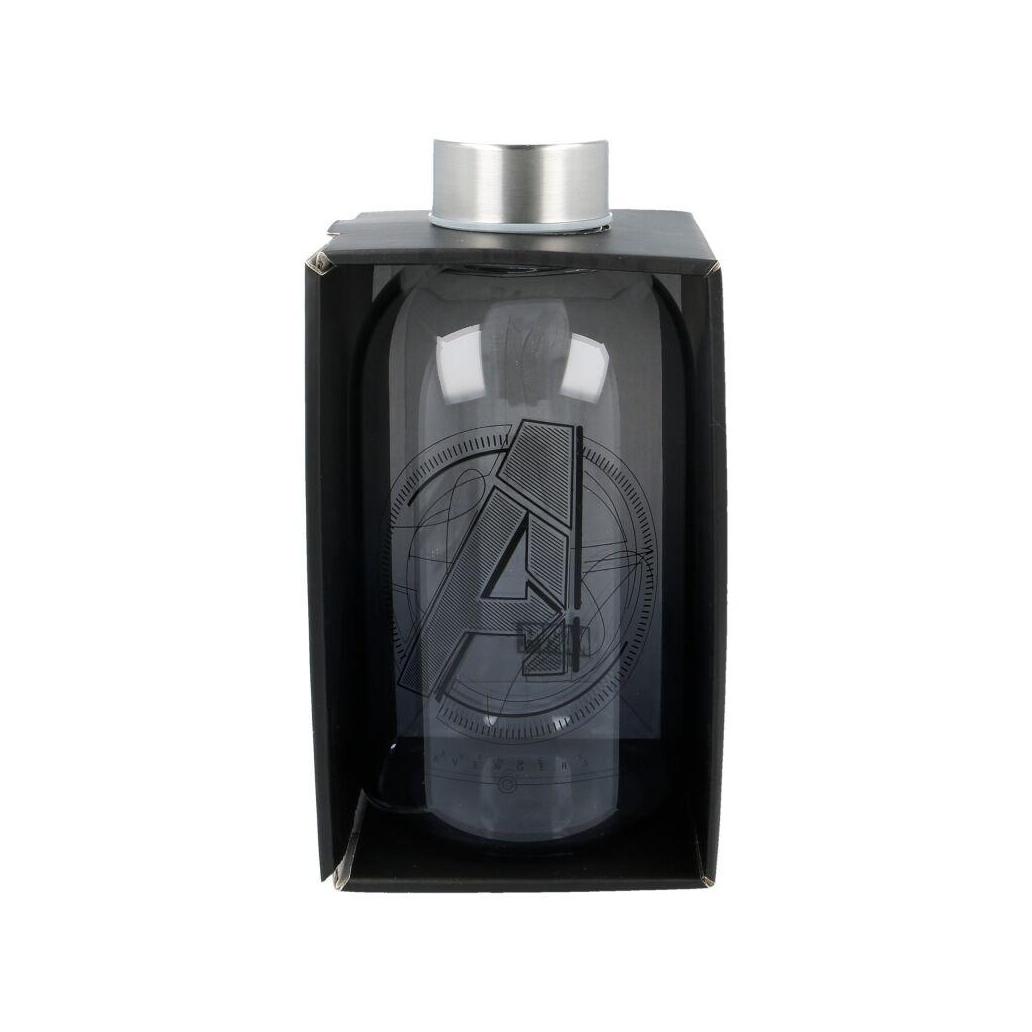 Garrafa de vidro marvel avengers 620ml