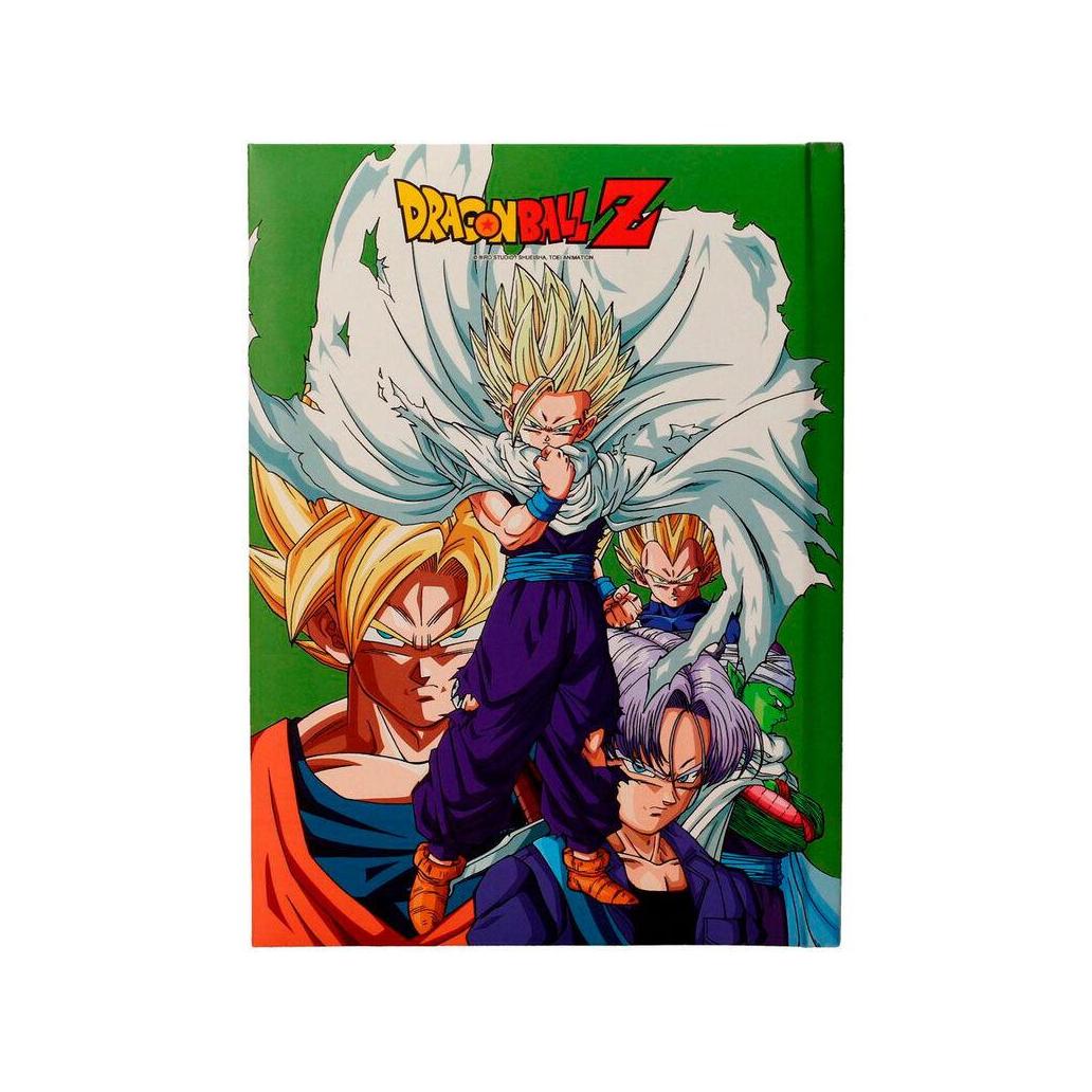 Caderno dragon ball z cell final battle com luzes