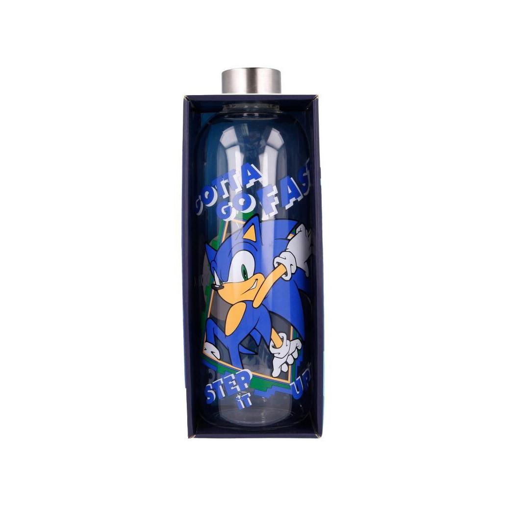 Garrafa de vidro sonic the hedgehog 1030ml