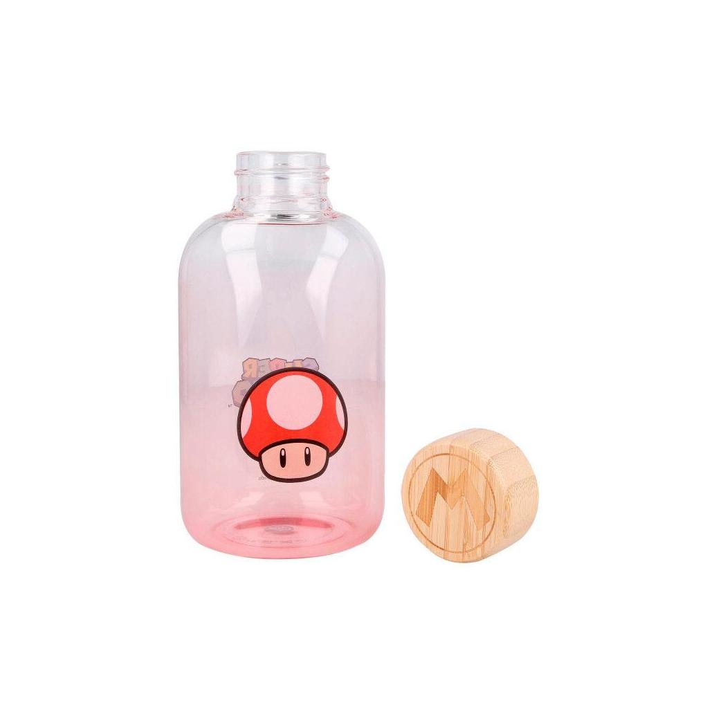 Garrafa de vidro nintendo super mario bros 620ml