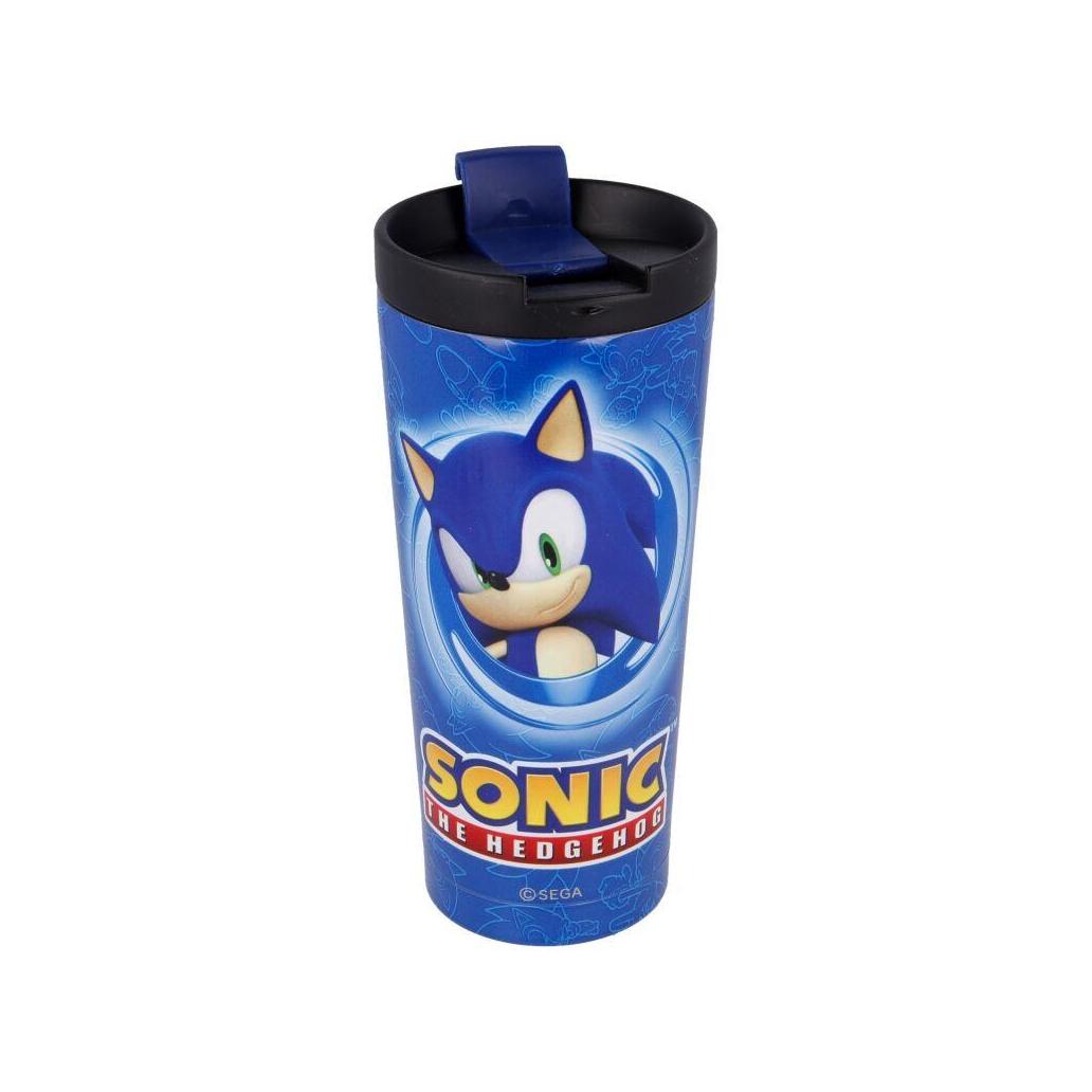 Copo de café em aço inoxidável sonic the hedgehog 425ml