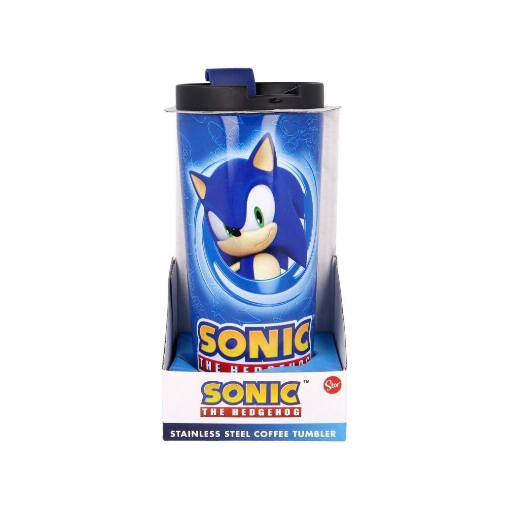 Copo de café em aço inoxidável sonic the hedgehog 425ml