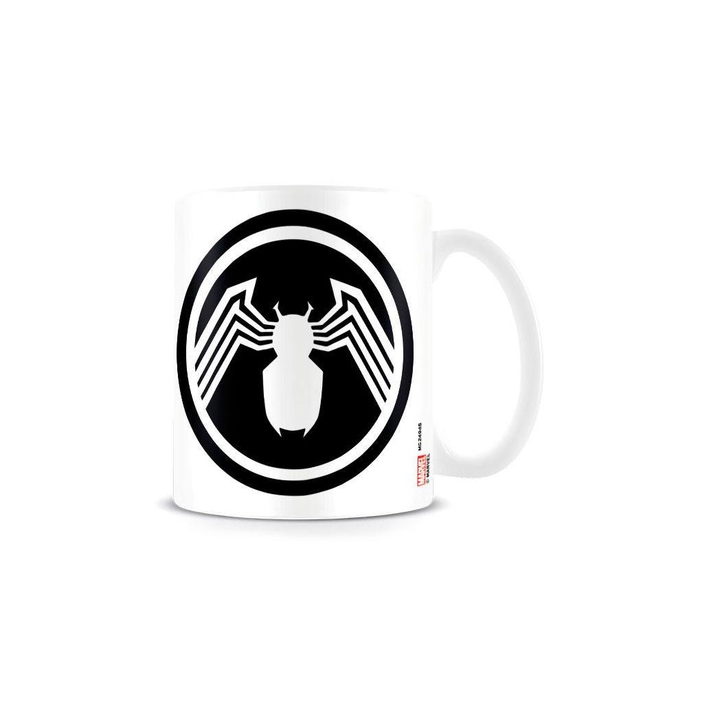 Caneca com logótipo marvel venom