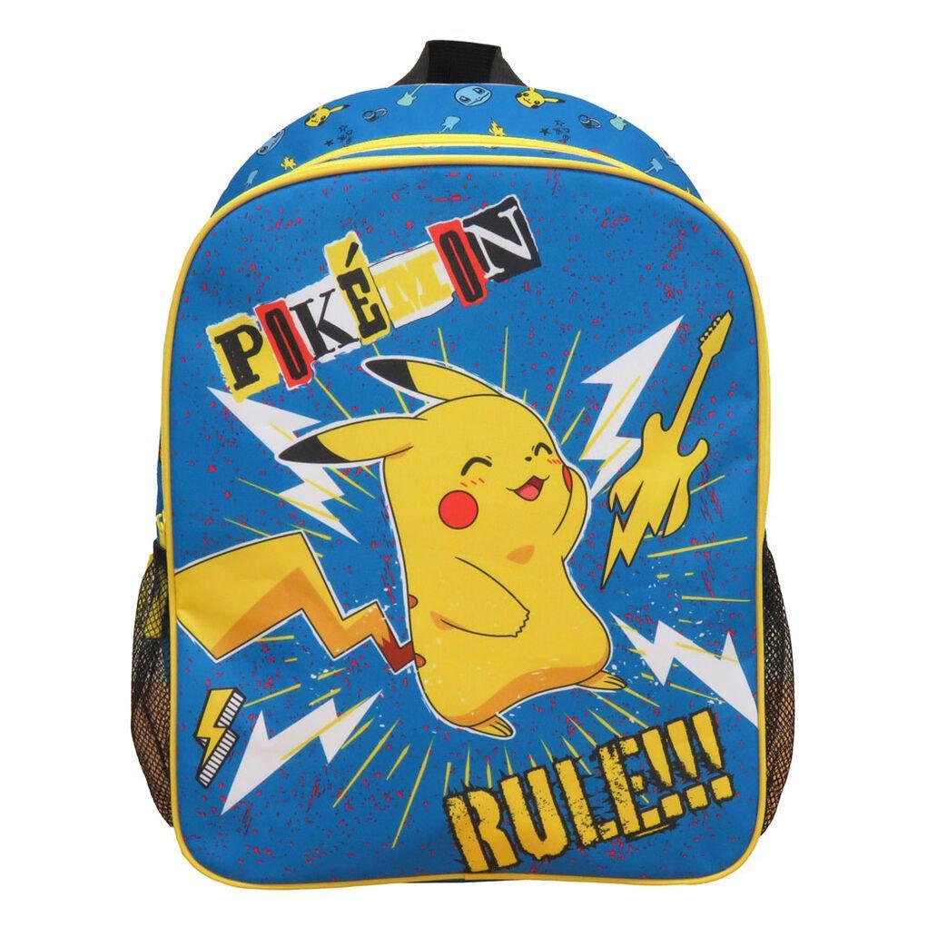 Mochila adaptável pokémon pikachu 41cm