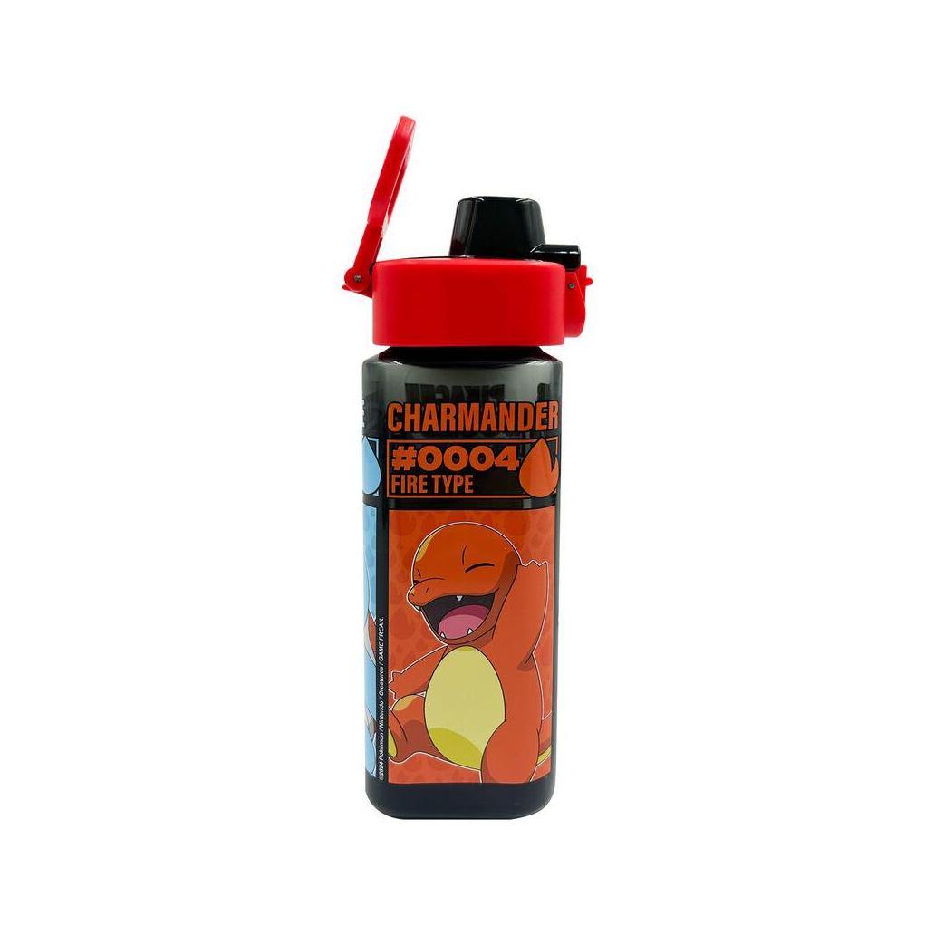 Garrafa quadrada pokemon 500ml