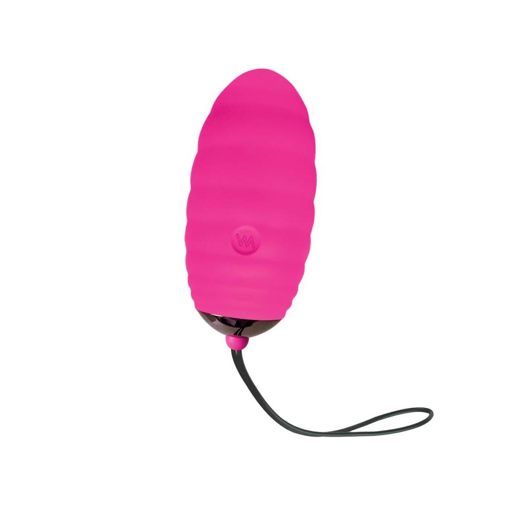 Ovo vibratório ocean breeze 2.0 com controlo remoto rosa