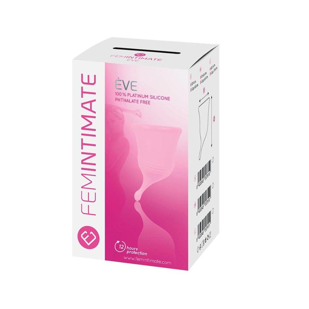 Femintimate - eve novo copo menstrual de silicone - tamanho