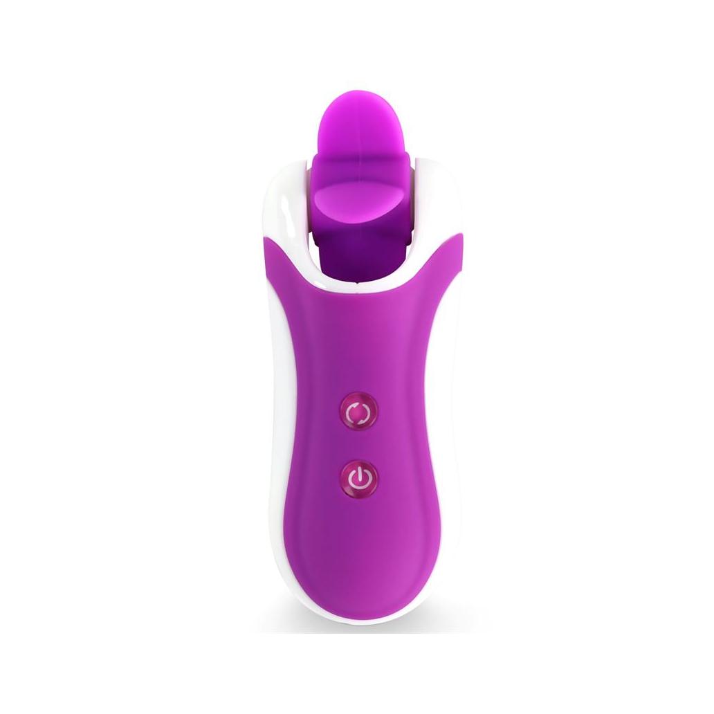 Estimulador de sexo oral clitella com acessórios roxos