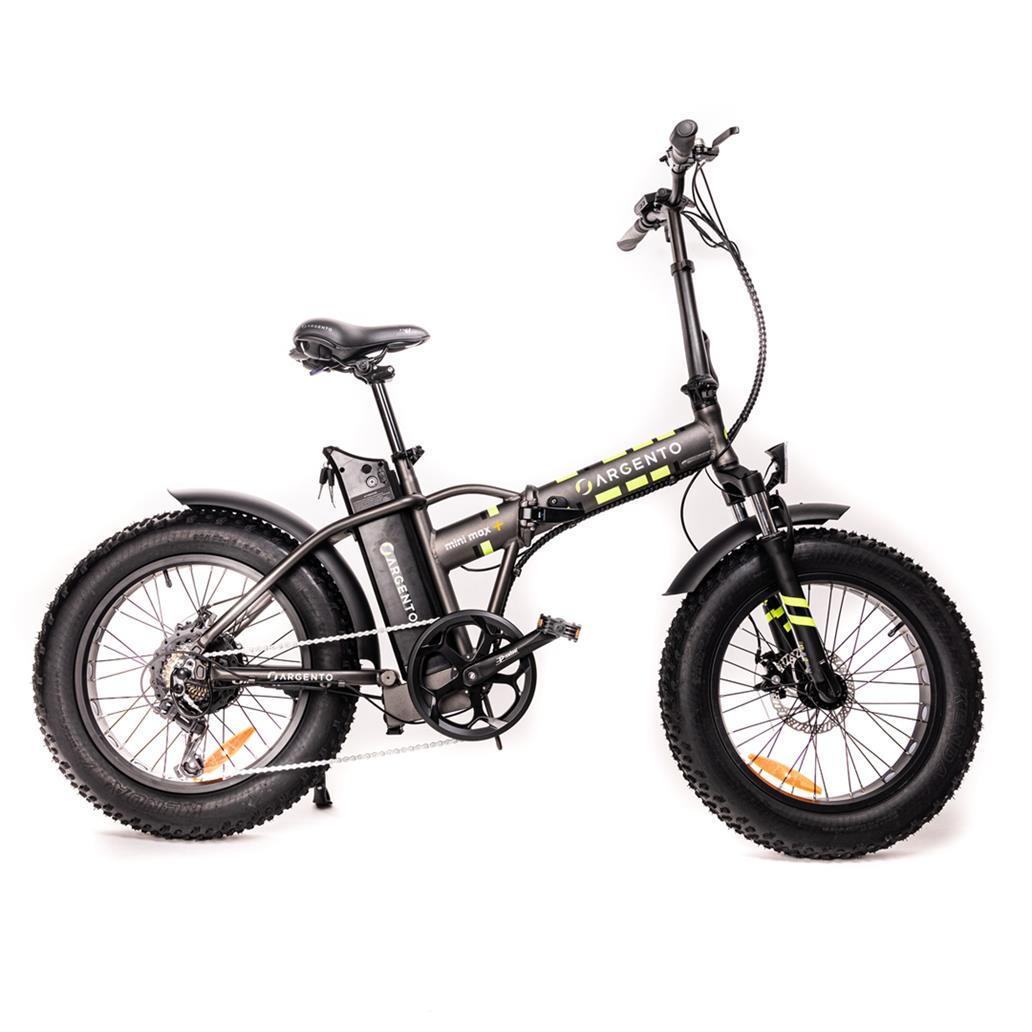 Bicicleta foldable argento e-bike piuma-s minimax plus silve
