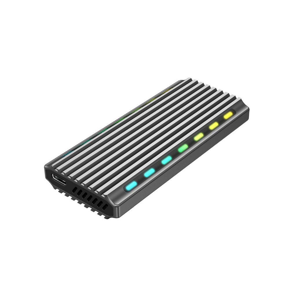 Caixa externa ssd m.2 nvme gembird usb 3.1 - 10gbps superspe