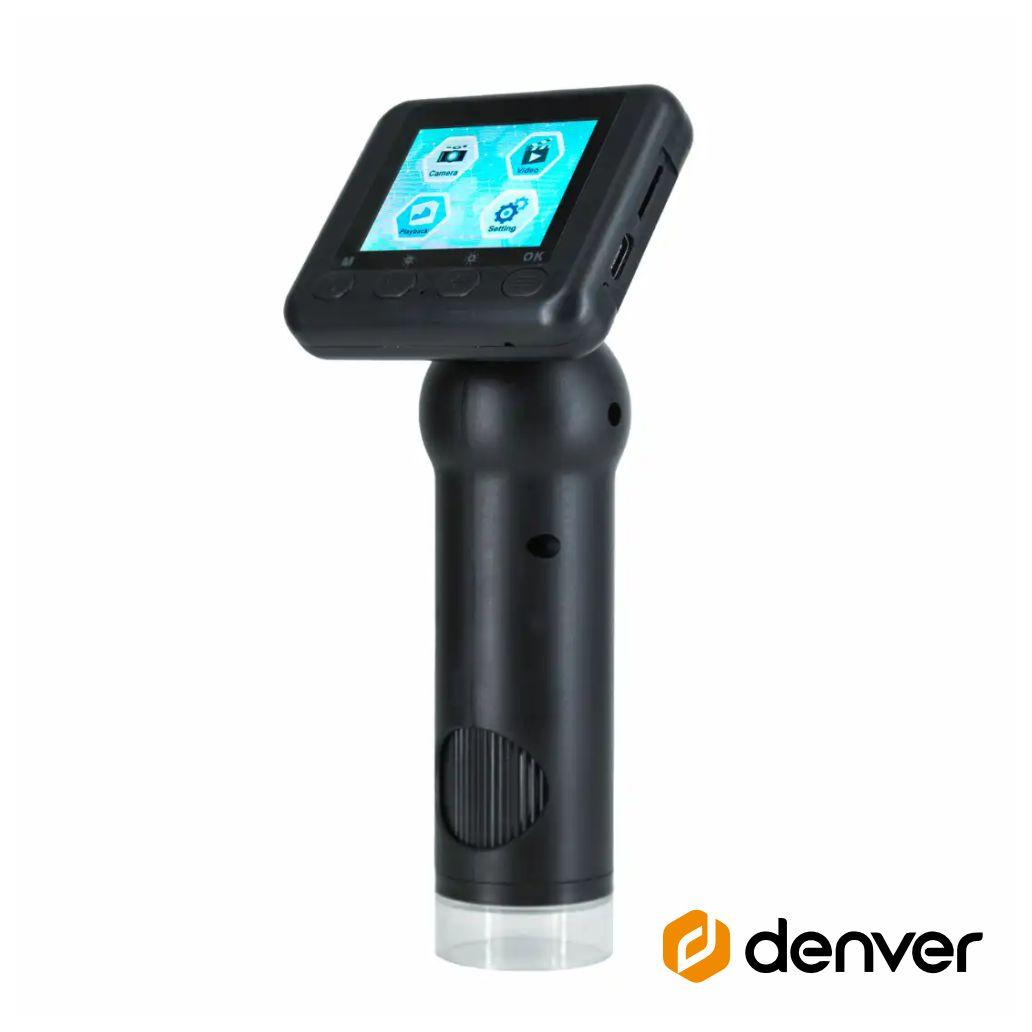 Microscópio digital c/ lcd 2" 12mp c/ ampliação 1000x