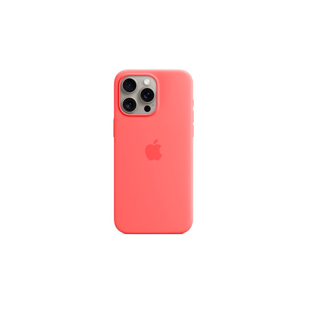 Capa Apple Para Iphone 15 Pro Max Silicone Magsafe - Guava