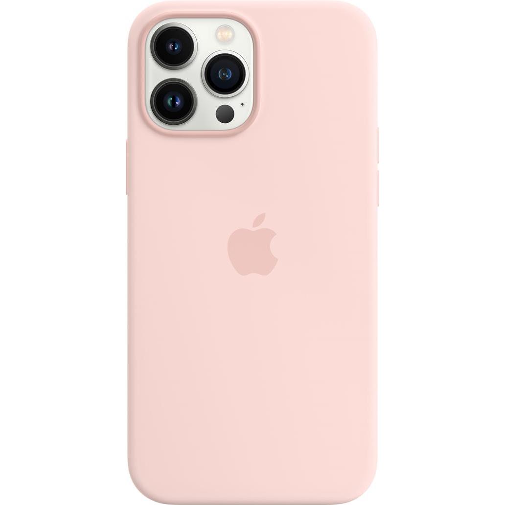 Apple iphone 13 pro max silicone case with magsafe - chalk p