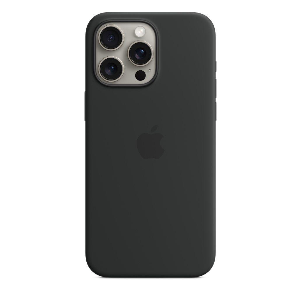 Capa Apple iphone 15 Pro Max Silicone MagSafe - Black