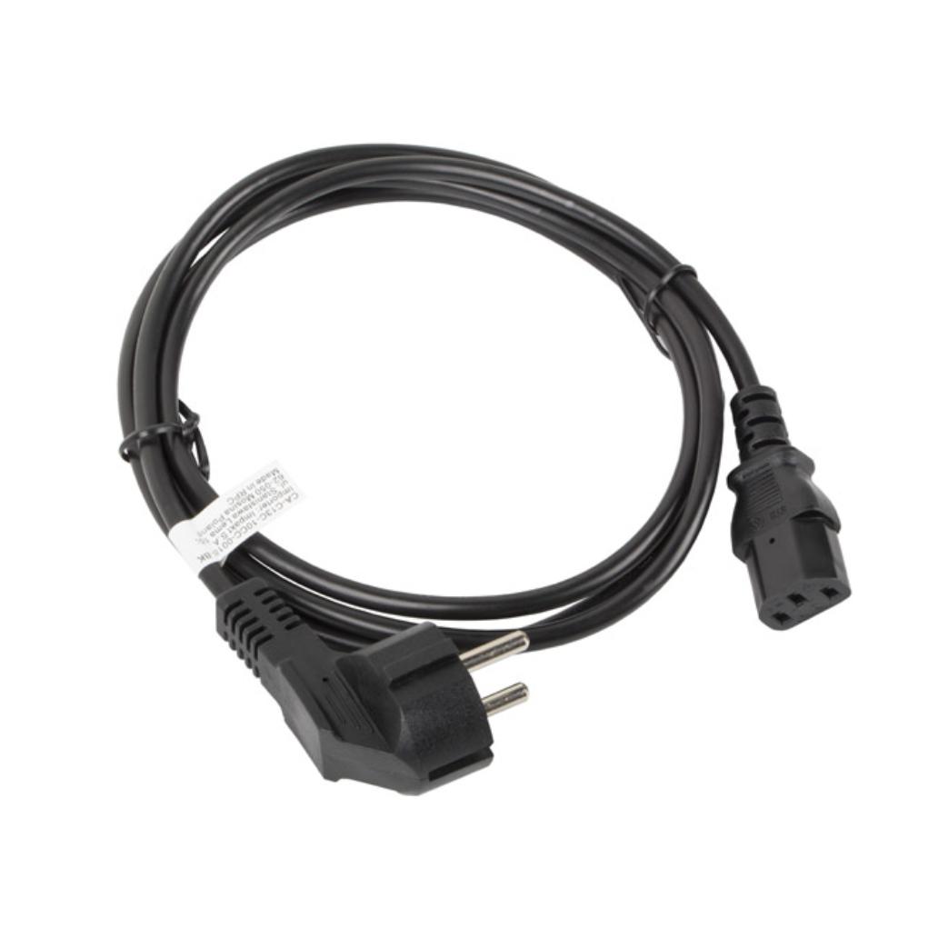 Cabo de alimentação lanberg schuko cee 7/7 a iec320 c13 1,8m