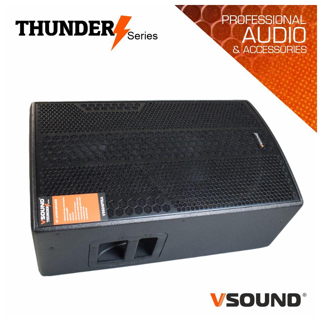 Coluna amplificada profissional 15" dsp/usb/bt 1100w vsound