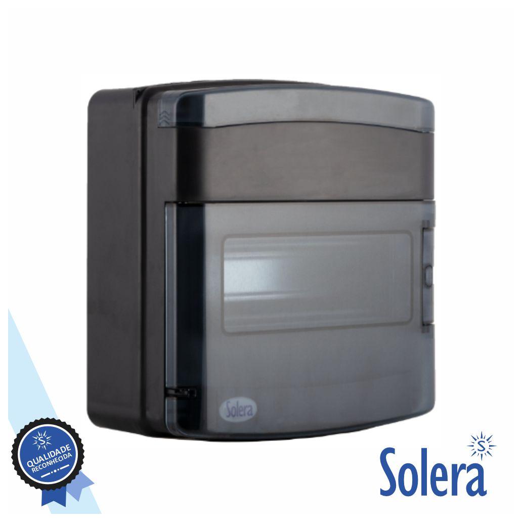 Caixa distribuição elétrica 9 elementos ip65 ik08 solera