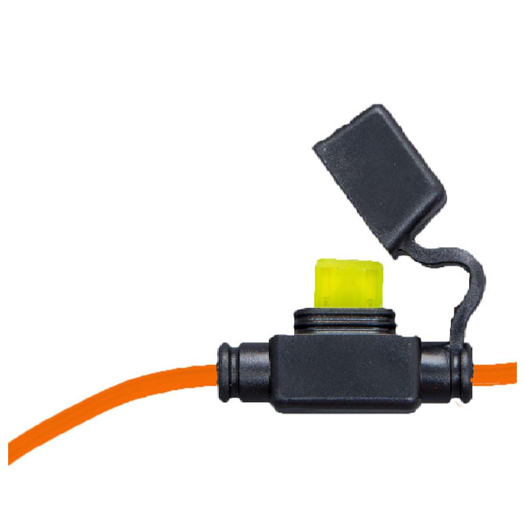 Porta-Fusível Em Linha Para Fusível Mini Lâmina 12 AWG 30A