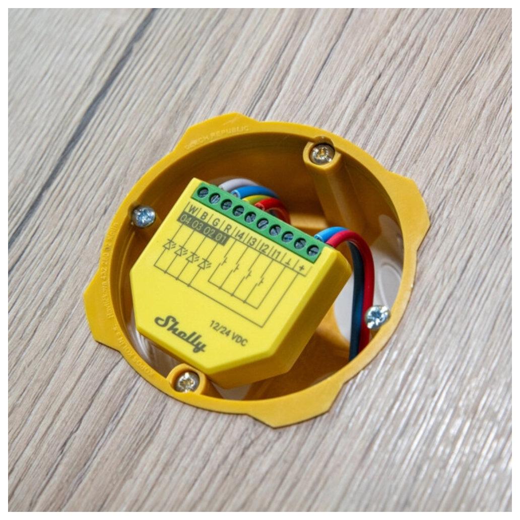 Controlador para Fitas LED Shelly PlusRGBW-PM Wifi/BT