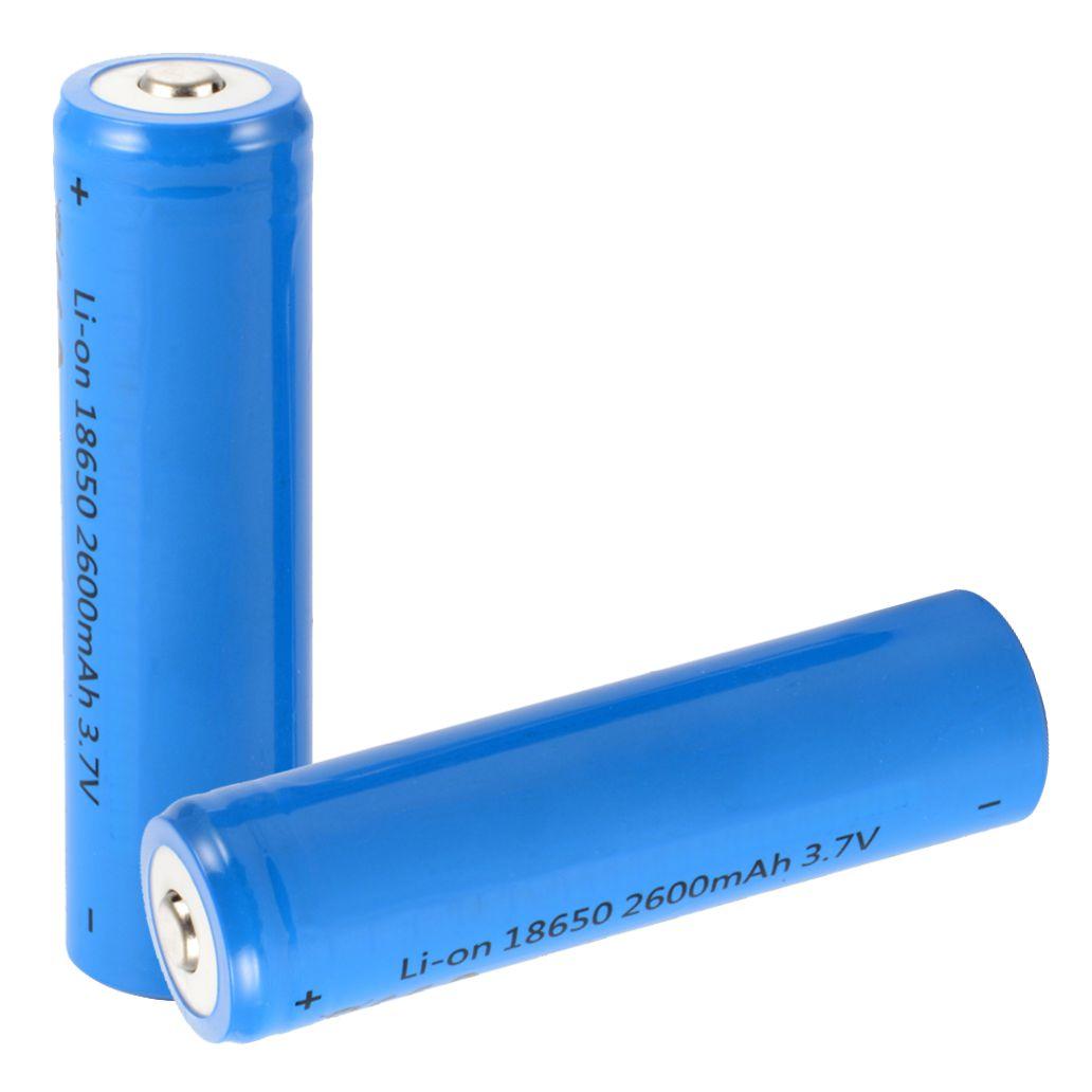 Bateria lítio 18650 3.7v 2600ma recarregável