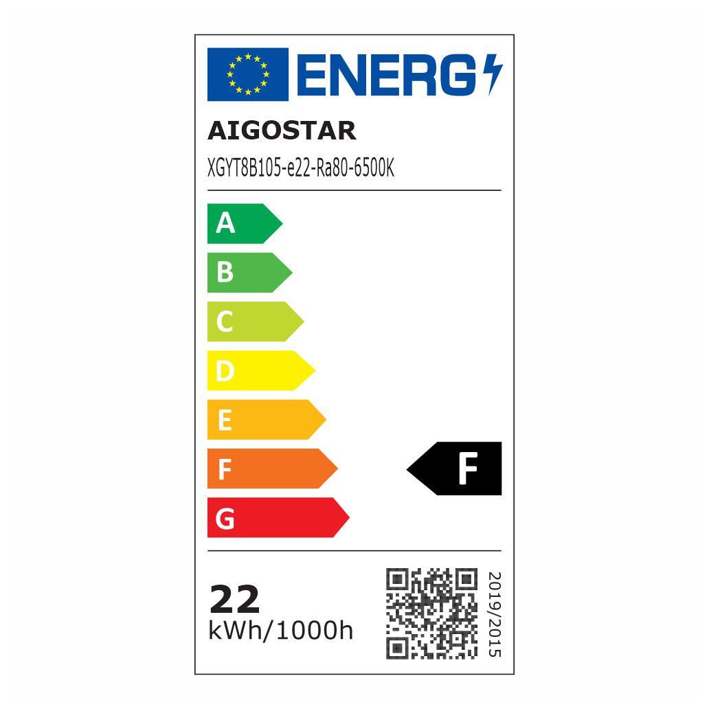 Lâmpada tubular t8 22w 150cm leds 6500k 2300lm