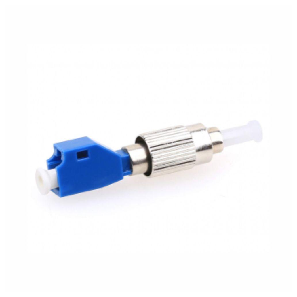 Adaptador fibra óptica monomodo upc fc macho / lc fêmea