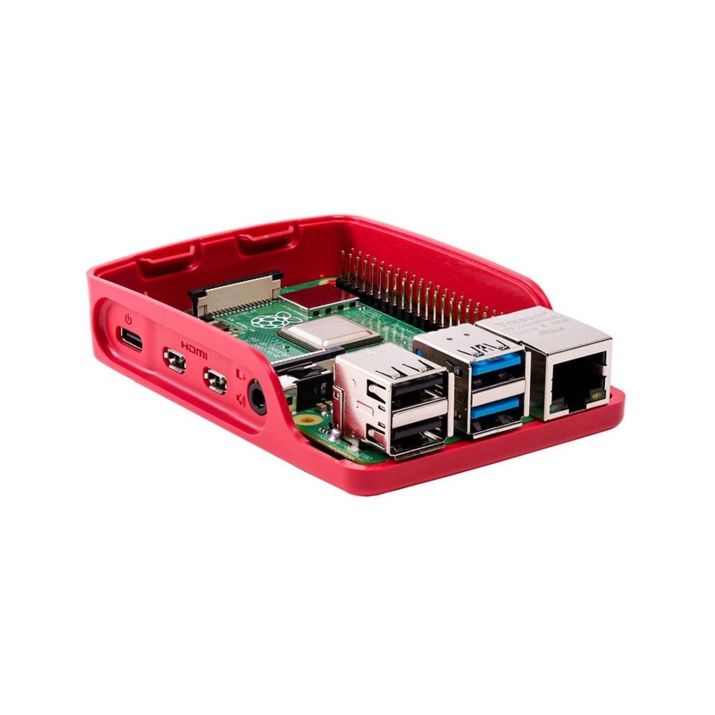 Caixa Vermelha/Branca Para Raspberry Pi 4 Model B