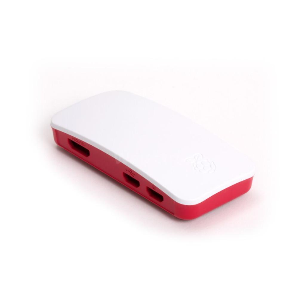 Caixa Vermelha/Branca Para Raspberry  P/ Pi Zero 3x Capas