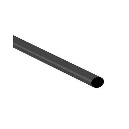 Manga Termoretrátil 4.8mm Preto 1 Metro