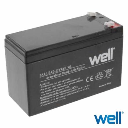 Bateria Chumbo 12v 9a Well