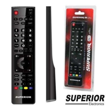 Telecomando Universal Programável 4:1 Slim Superior
