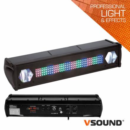 Projetor De Luz Led Rgb Com 2 Strobe Vsound
