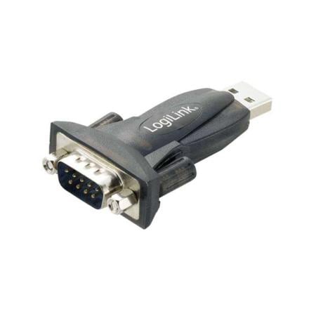 Adaptador Usb Para Porta Série Sub-D 9 Pinos Macho Logilink