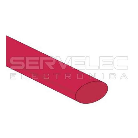 Manga Termoretrátil 19.0mm Vermelho 1 Metro