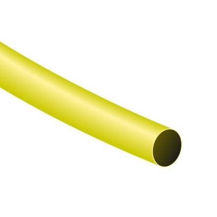 Manga Termoretrátil 9.5mm Amarelo 1 Metro