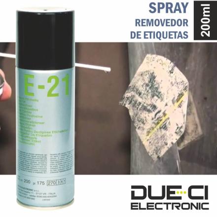 Spray Removedor De Etiquetas E-21 200ml Due-Ci