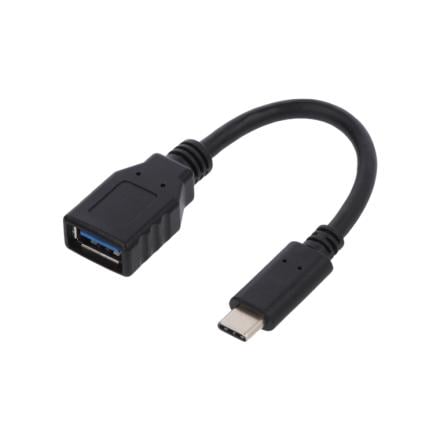 Cabo Usb 3.1 Tipo-C Macho / Usb A Femea OTG 10cm