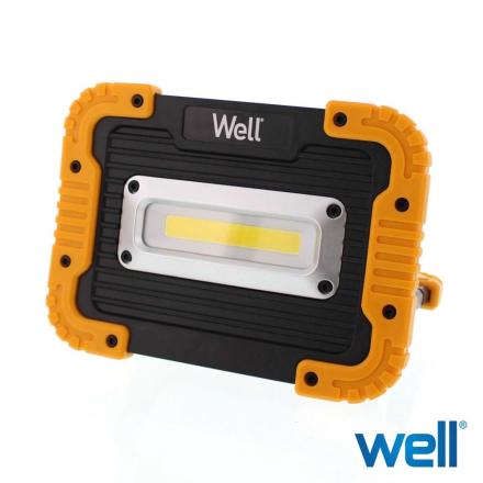 Foco LED 10W a Pilhas 4000K 600lm IP44 WELL
