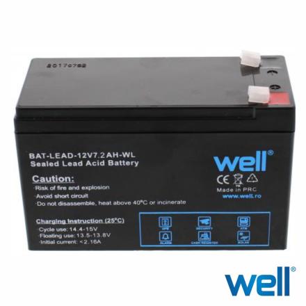 Bateria Chumbo 12v 7.2a Well