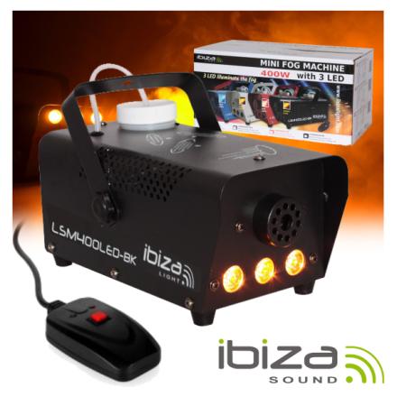 Máquina De Fumos 400w C/ Comando Âmbar Ibiza