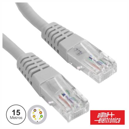 Cabo Utp Cat5e Cinza 15m