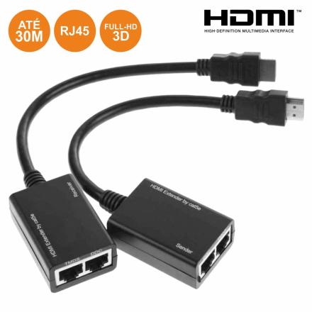 Receptor E Transmissor Hdmi Via Rj45 Cat5/6