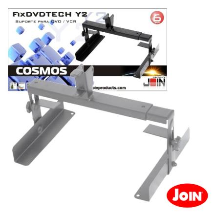 Suporte Dvd 400mmx120mm P/Fixtech Cinzento Join