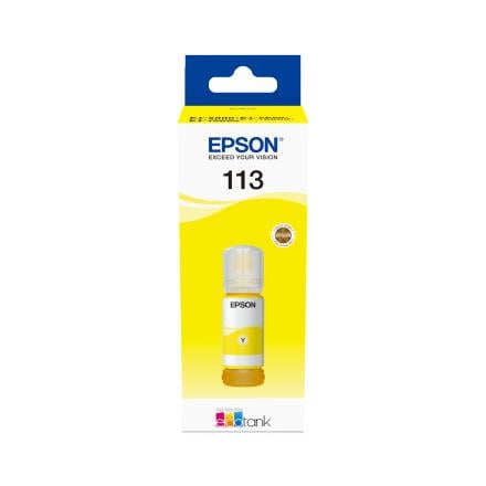 Recarga de tinta EPSON EcoTank 113 Amarela