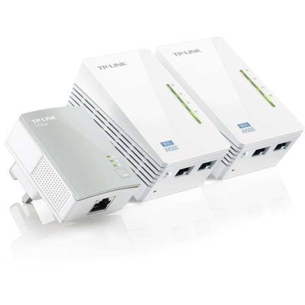 Adaptador Plc Av500 De Tp-Link Tl-Kit Wpa4220t 3uds