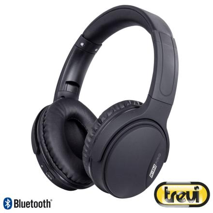 Auscultadores Bluetooth S/ Fios Preto TREVI