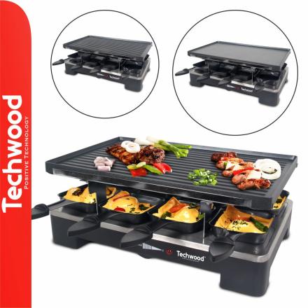 Grelhador Raclette 8 Pessoas 1400W TECHWOOD